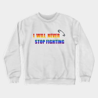 Safety Pin Movement Shirt Crewneck Sweatshirt